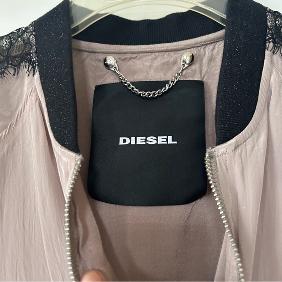 Diesel lace bomber jacket great condition size M - Picture 8 of 11
